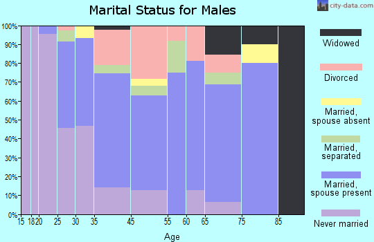 Bolivar marital status for males