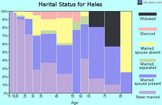 Brewster marital status for males