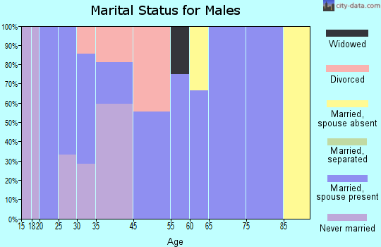 Burdett marital status for males