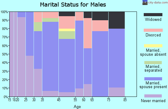 Canastota marital status for males
