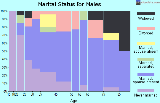 Celoron marital status for males