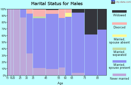 Centerport marital status for males