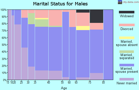Central Square marital status for males