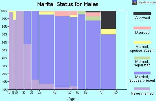 Chappaqua marital status for males