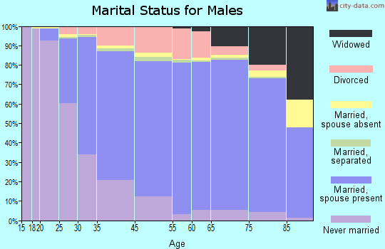 Cheektowaga marital status for males