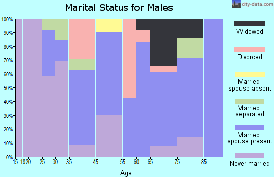 DeRuyter marital status for males