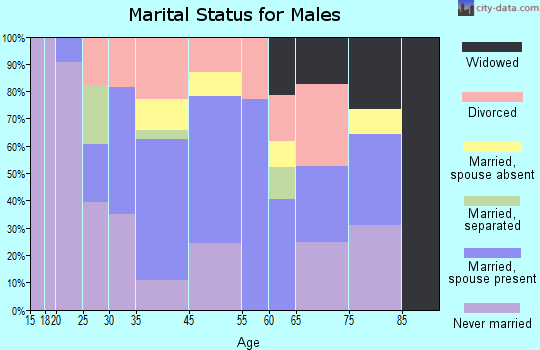 Dundee marital status for males