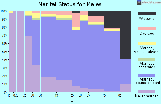 East Massapequa marital status for males