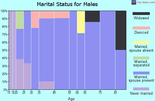 Prattsville marital status for males
