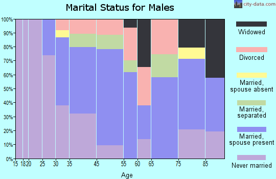 Fishkill marital status for males