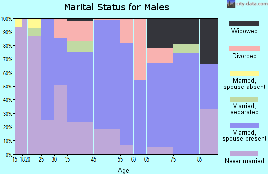Fort Plain marital status for males