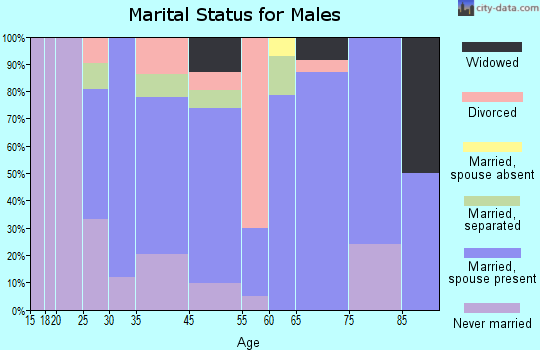 Fultonville marital status for males