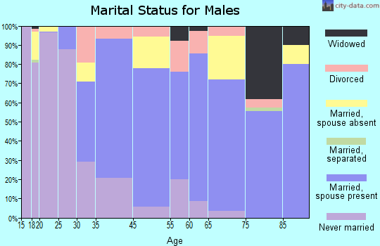 Hamilton marital status for males