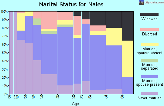 Herkimer marital status for males