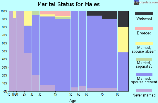 Herricks marital status for males