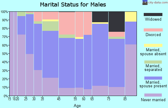 Hornell marital status for males
