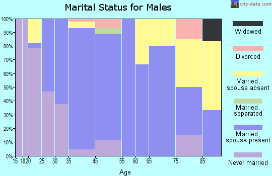 Houghton marital status for males