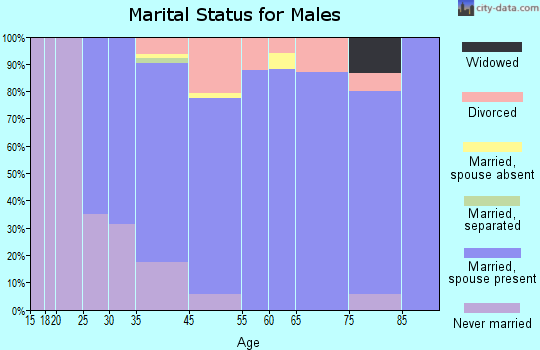 Hurley marital status for males