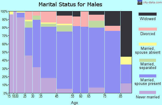 Ilion marital status for males