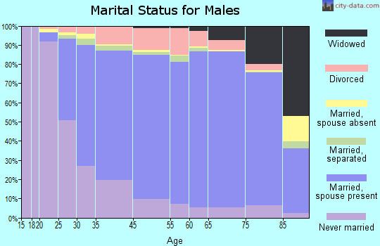 Irondequoit marital status for males
