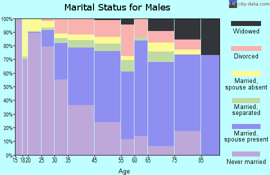 Ithaca marital status for males