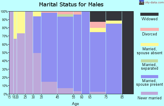 Kings Point marital status for males