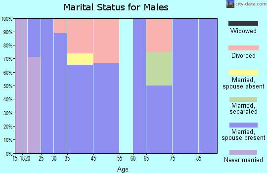 Rosston marital status for males
