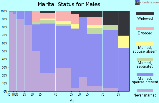 Lake Placid marital status for males