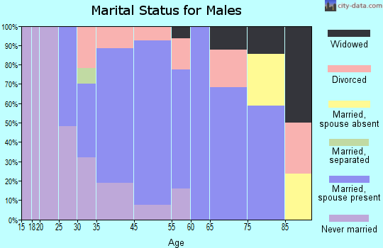 Lakewood marital status for males