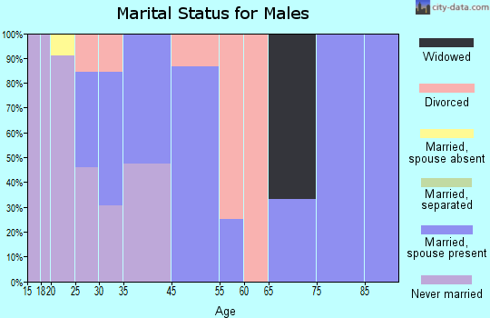 Laurens marital status for males
