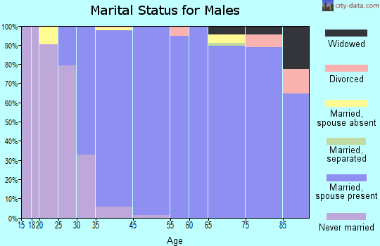 Manhasset Hills marital status for males