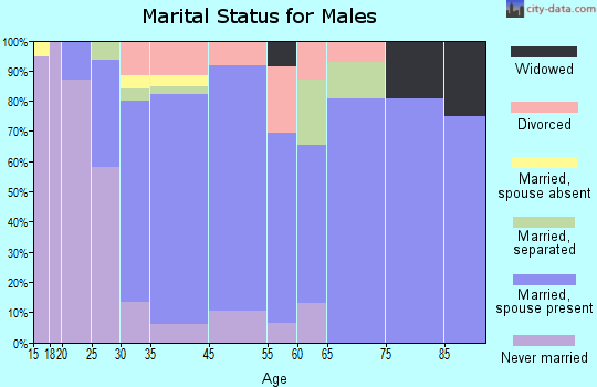 Maybrook marital status for males