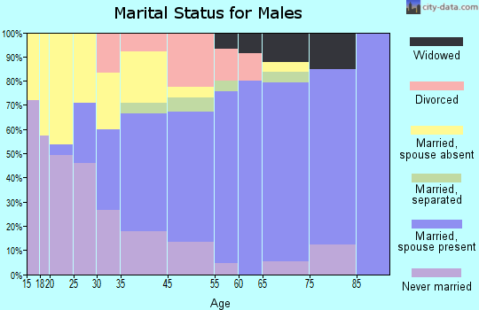 Mayville marital status for males