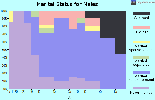 Millerton marital status for males