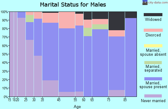 Moravia marital status for males