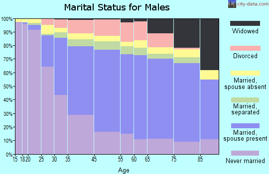 Mount Vernon marital status for males
