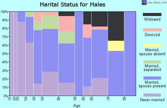 Munsons Corners marital status for males