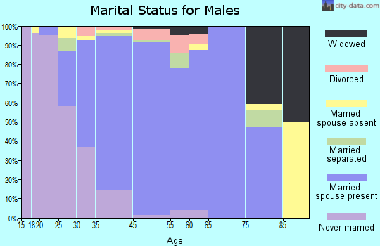Nesconset marital status for males