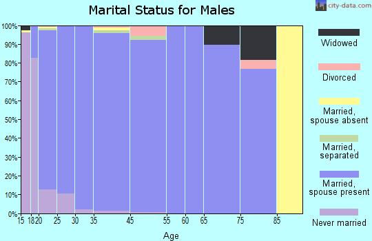 New Square marital status for males