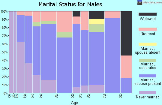 Nunda marital status for males