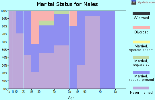 Perrysburg marital status for males
