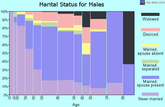 Rensselaer marital status for males