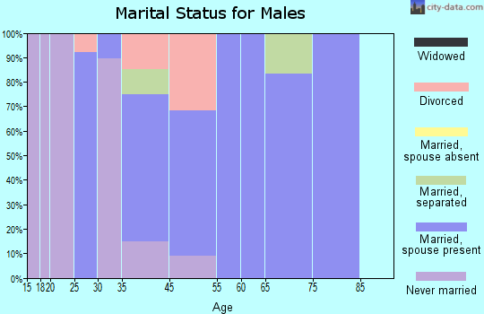 Richville marital status for males