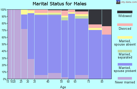 Rye marital status for males