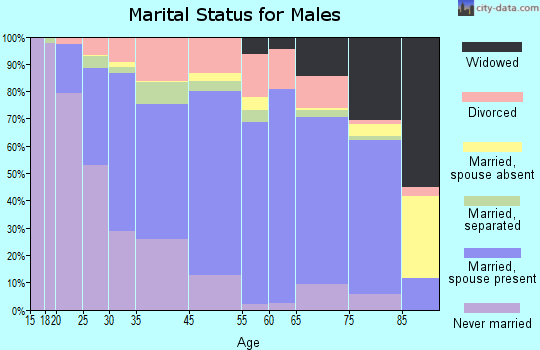 Salamanca marital status for males