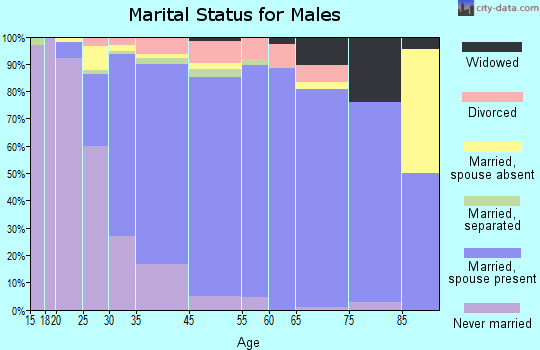 Sayville marital status for males