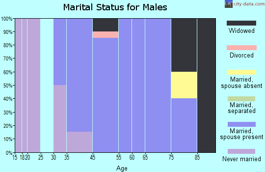Shoreham marital status for males