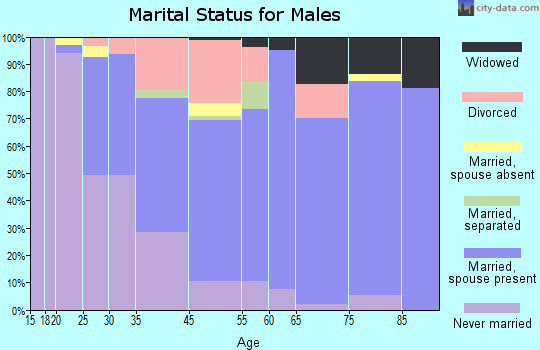 Solvay marital status for males