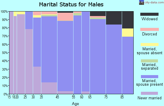 Stony Brook marital status for males