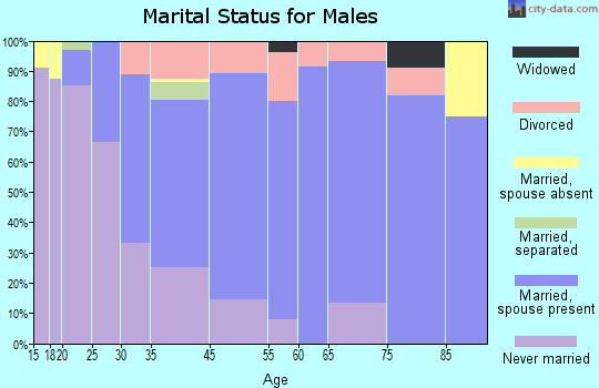 Unadilla marital status for males